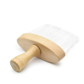 Salon Wooden Handle Hairdresser Cleaning Shaving Brush Hair Cutting Neck Cleaning Duster